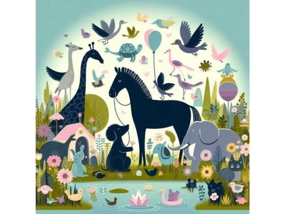 Download A Playful Children’s Bookstyle Illustrat - Playful Collection