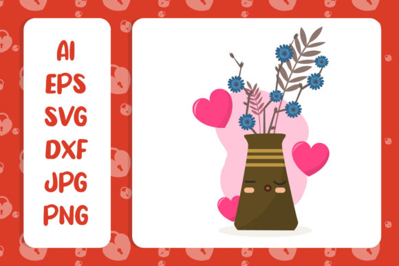Download Valentine Flower Vase Indoors Decoration - Premium Resources