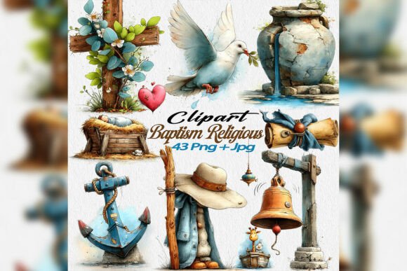 Download Clipart Christian Baptism Nursery Animal - Nursery animal Collection