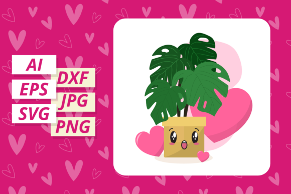 Download Valentine Indoors Plant Kawaii - Premium Bundle