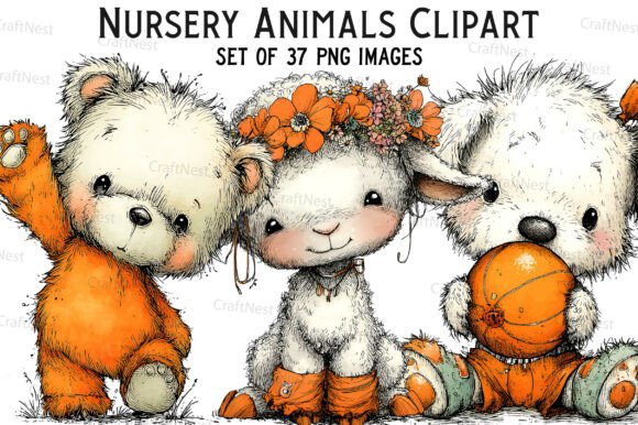 Download Nursery Animals Clipart - Nursery animal Collection