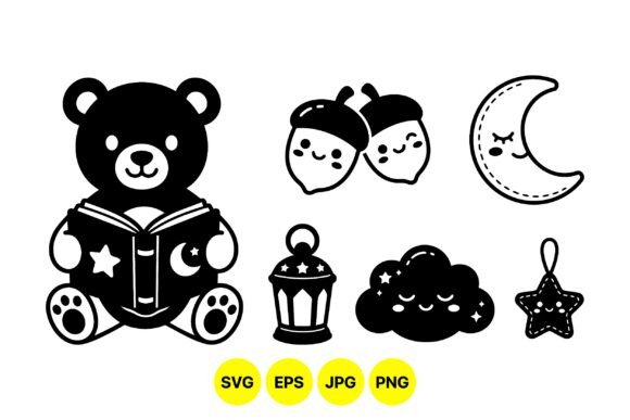 Download Cute Woodland Baby Clipart Set - Woodland baby Collection