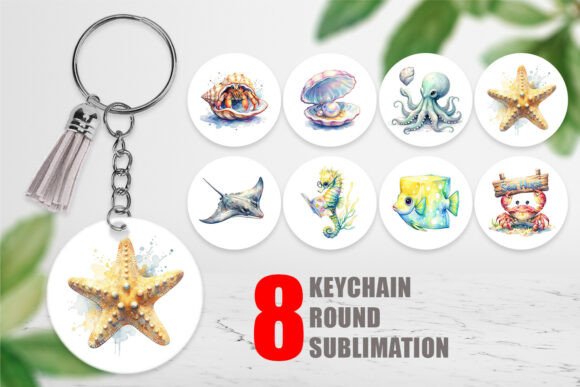 Download Boho Ocean Nursery Animal Keychain PNG - Nursery animal Collection