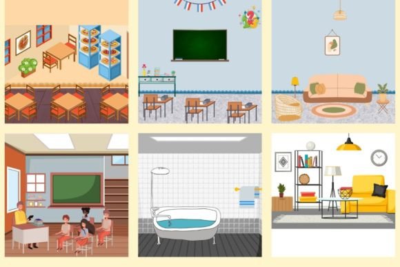 Download House Interior Scenes | Indoors Scenes - Indoors Collection