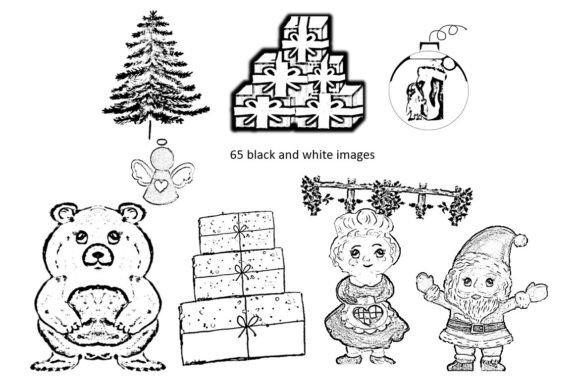Download Santa's Home Indoors Clipart Stamps - Indoors Collection